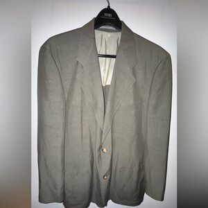 Hugo Boss Men's khaki green Blazer